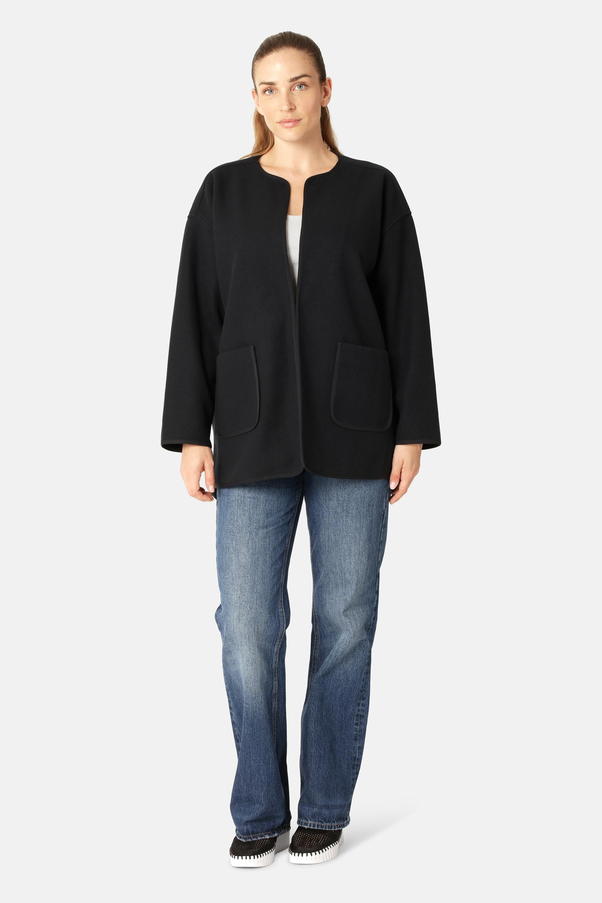 Filtet Casual Jakke - Dark Indigo
